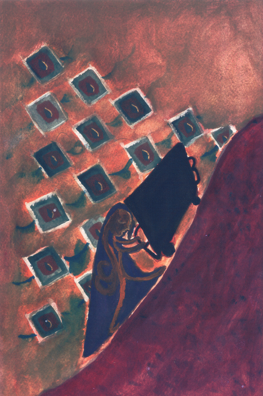 glossy pushing cart840